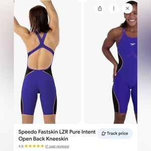 Speedo Fastskin LZR Pure Intent Kneeskin - Available in Red and Black Size 28